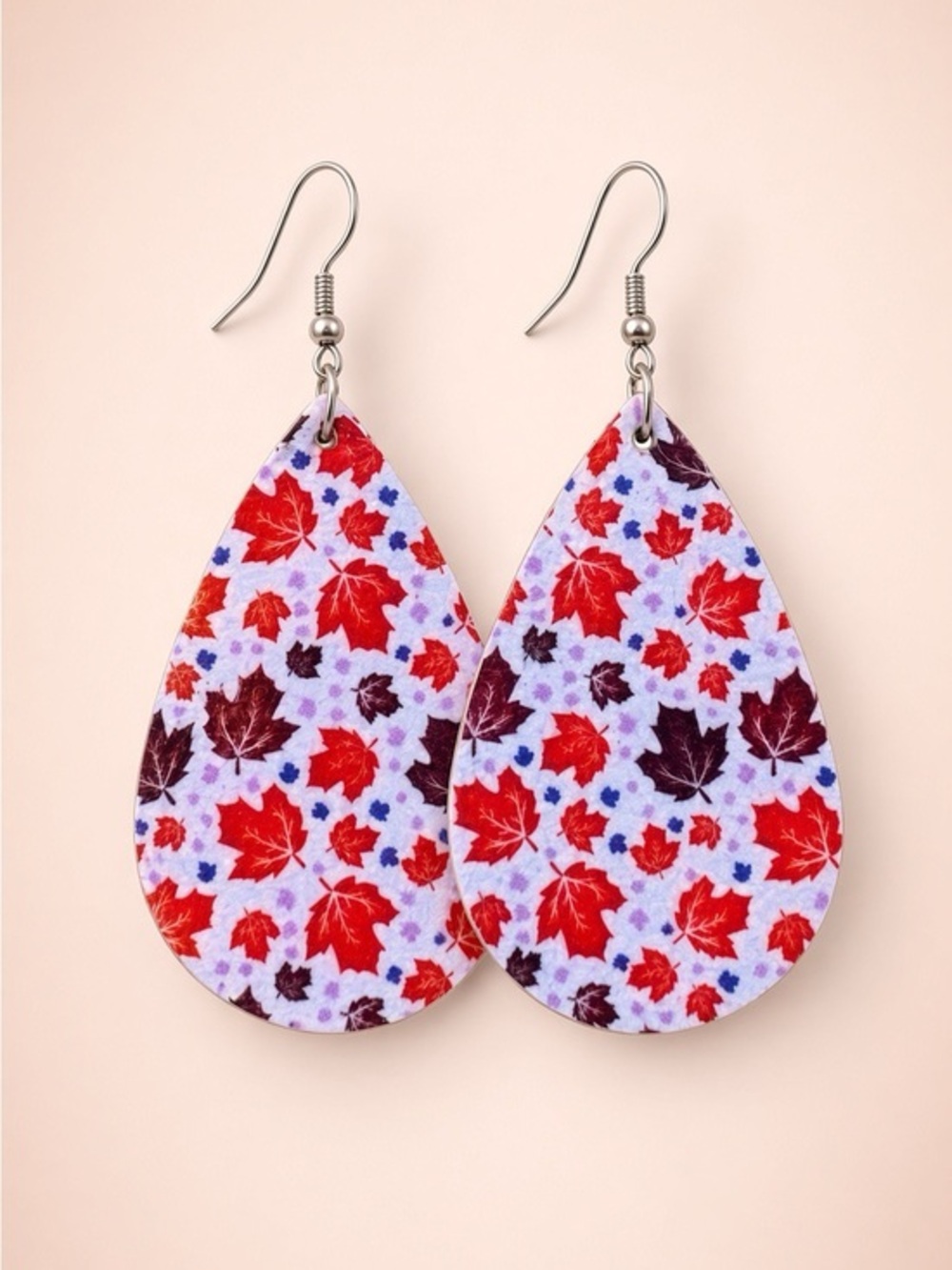 Fall Faux Leather Earrings!